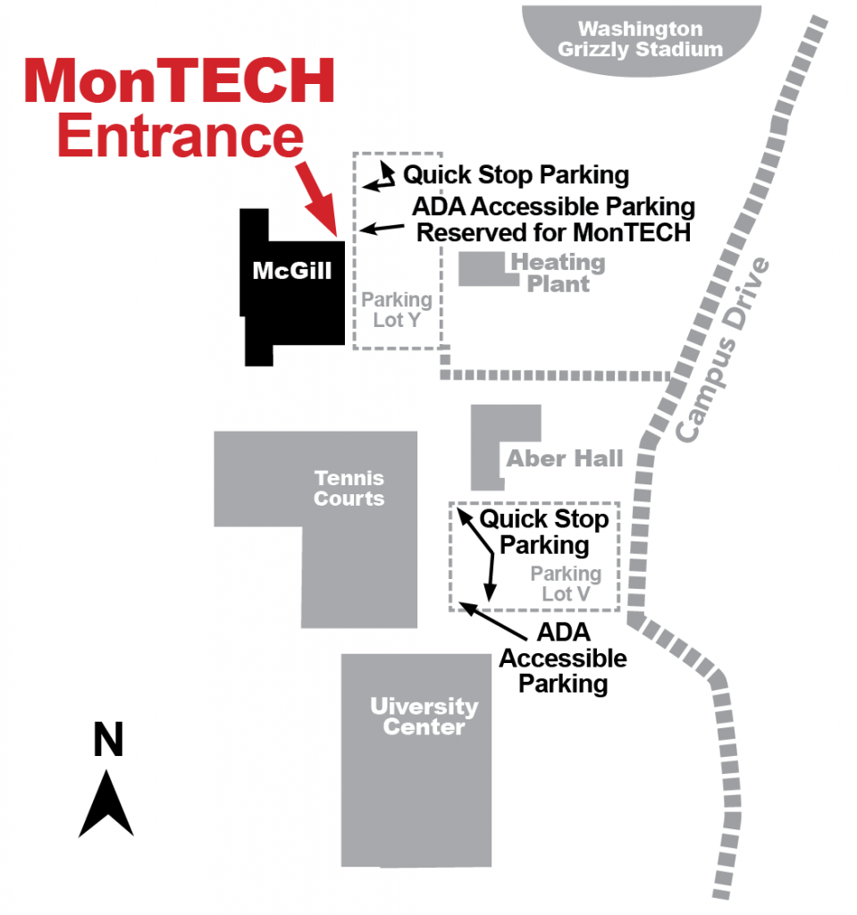 Simple campus map to our new location