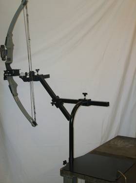 Thumbnail of Bow Hunting - Wheelchair Compound bow mount.