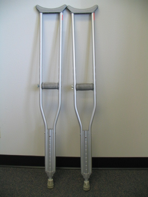 Thumbnail of Crutches- Aluminum Adult Adjustable.
