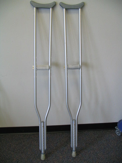 Thumbnail of Crutches - Aluminum Adult Adjustable.