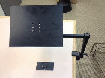 Thumbnail of Mounting System with clamp for table or desk.