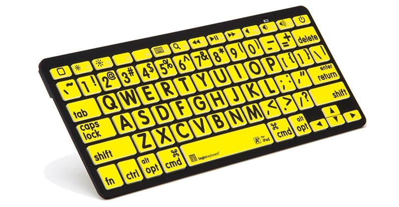 Thumbnail of XL Print Mini Bluetooth Keyboard (yellow) - BILLINGS.