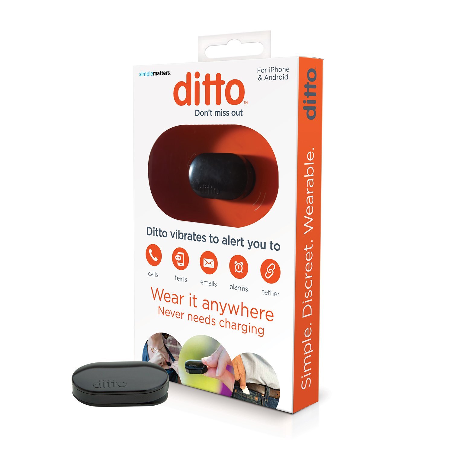 Thumbnail of Ditto Vibrating Mobile Phone Alert System.