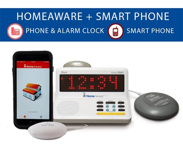 HomeAware Smartphone Signaler with Bed Shaker