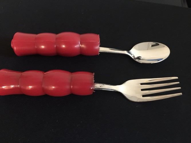 Thumbnail of Weighted Child's Fork & Spoon.