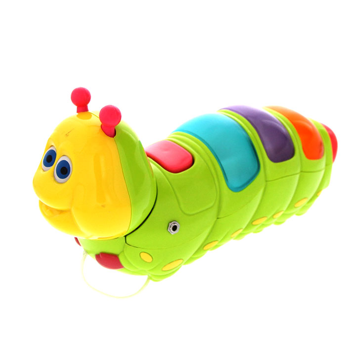 Music & Light Caterpillar - Switch Activated Toy