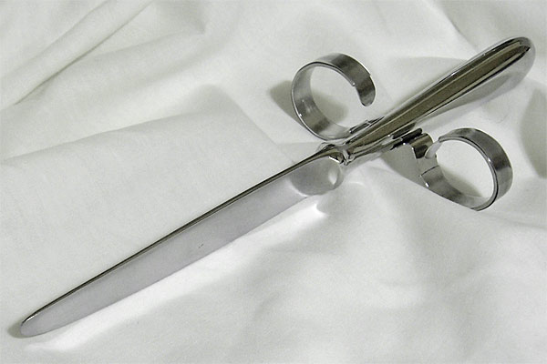 Thumbnail of Adaptive Silverware with finger loops - Knife.