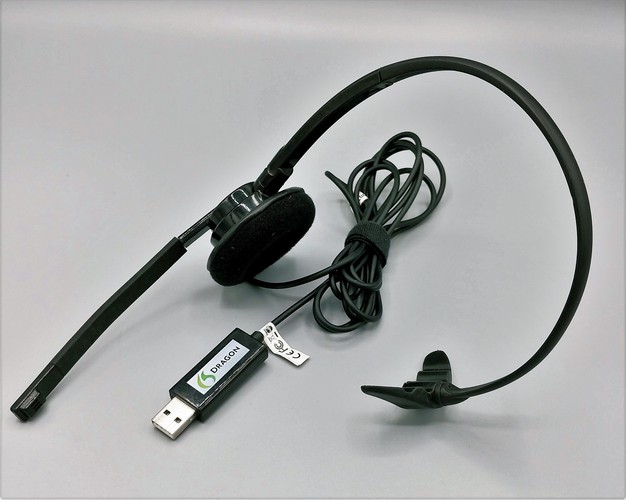 Thumbnail of Dragon Monaural Headset Microphone - USB.