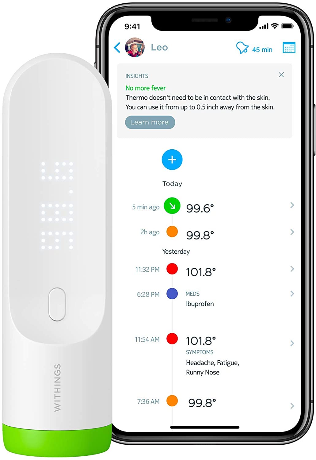 Thumbnail of Smart No-Contact Thermometer.