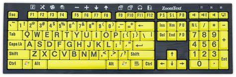 Thumbnail of XL Print Full-Size Keyboard (yellow).