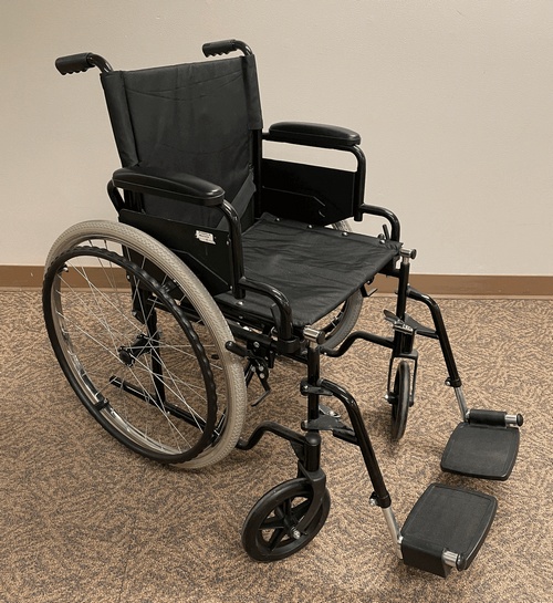 Thumbnail of Medium HomCom Manual Wheelchair.