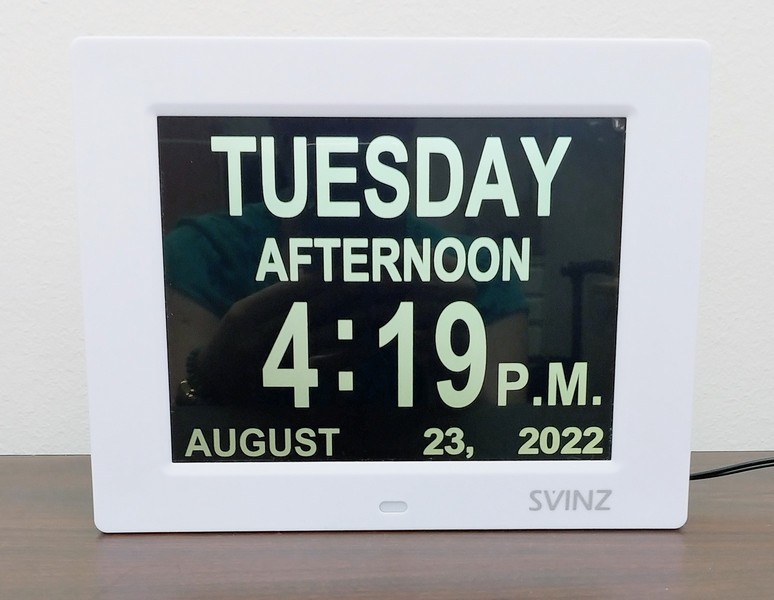 Digital Calendar Day Clock
