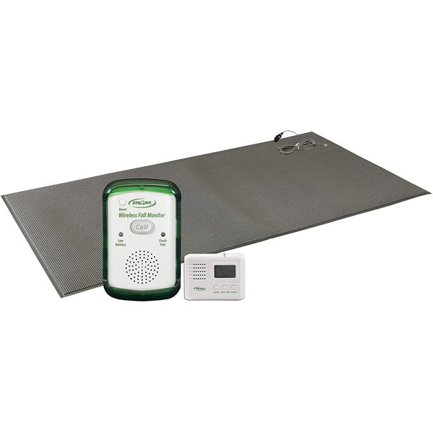 Weight Sensing Floor Mat and Alarm with Wireless Pager