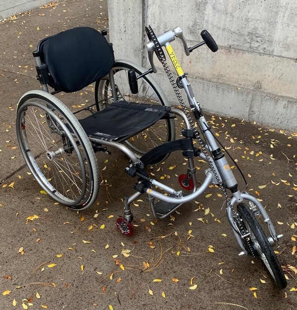 Rio Dragonfly Wheelchair Attachable Manual Handcycle