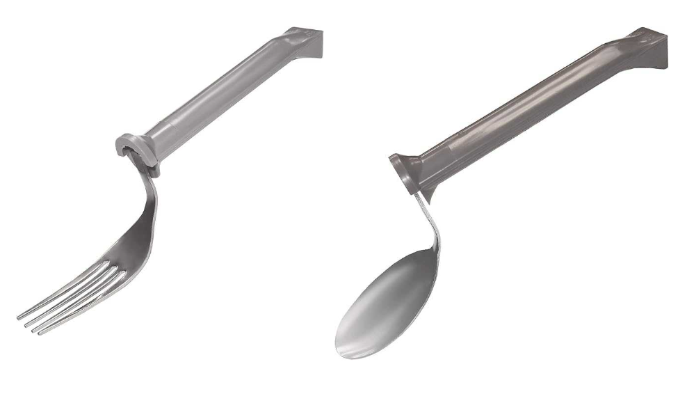 Thumbnail of Lightweight Swivel Spoon and Fork.