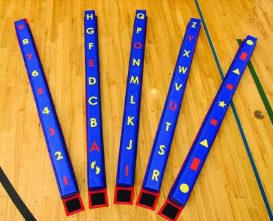 Thumbnail of Balance Beams (with letters, numbers, and shapes).