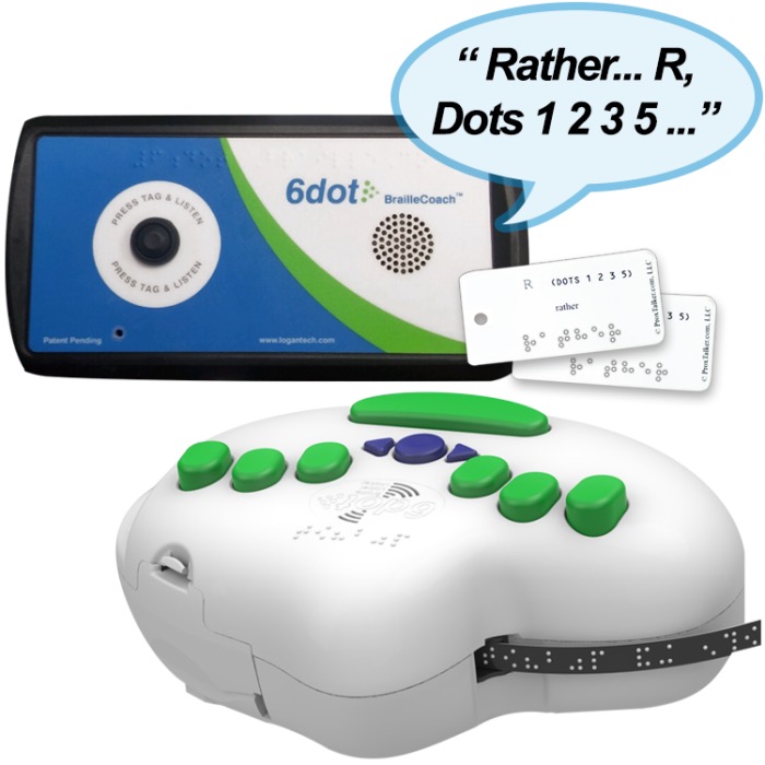 Thumbnail of Logan BrailleCoach - talking braille tags.