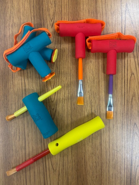 Thumbnail of Adaptive Art Supplies - Foam Grips for Brushes & Stamps.