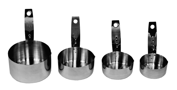 Thumbnail of Wet Measuring Cups with Tactile Dots.