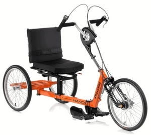 Pacific Handy Upright Handcycle: Dillon